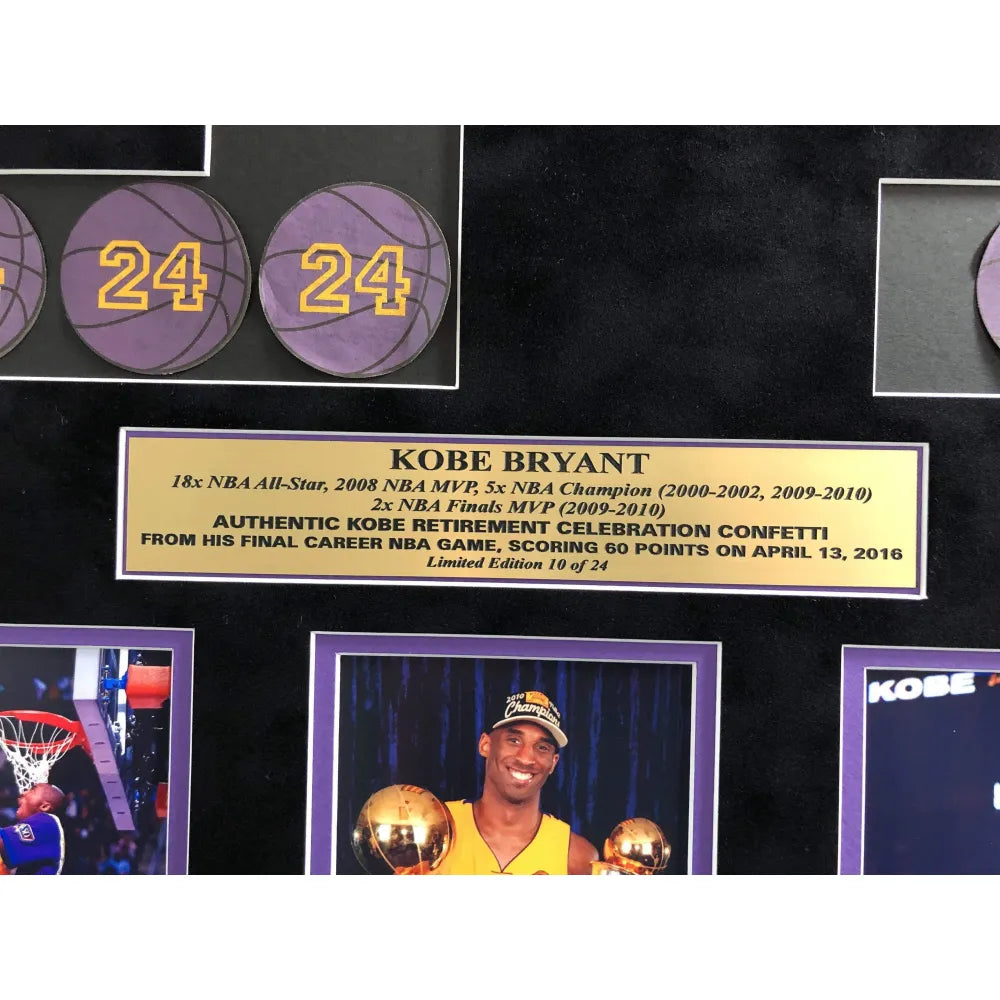 Kobe Bryant Los Angeles Lakers NBA 5X Finals MVP 2X All Star 18X