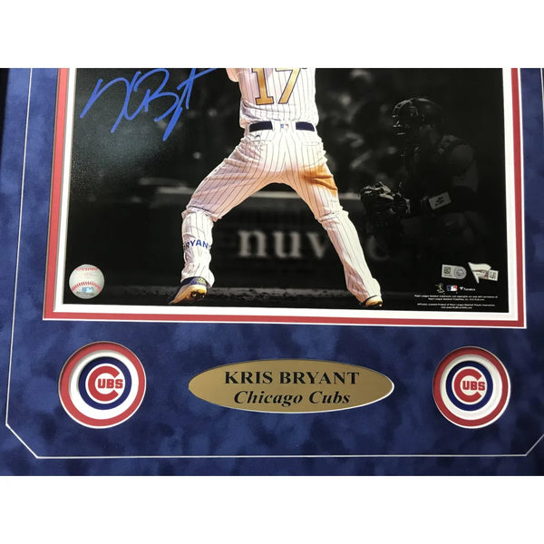 Kris Bryant Autographed Framed Cubs Jersey