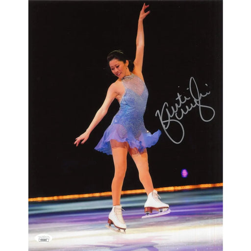 Kristi Yamaguchi Hand Signed Figure Skating 11x14 Photo JSA COA Olympics Gold