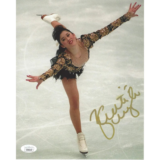 Kristi Yamaguchi Hand Signed Figure Skating 8x10 Photo JSA COA Olympics Gold C
