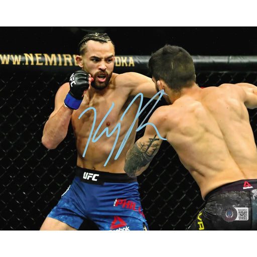 Kyler Phillips Autographed 8x10 Photo UFC MMA Left Hook BAS COA Signed