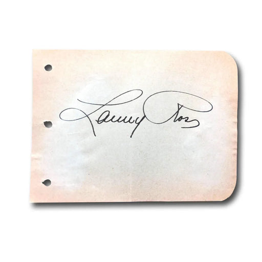 Lanny Ross Hand Signed Album Page Cut JSA COA Autograph Singer