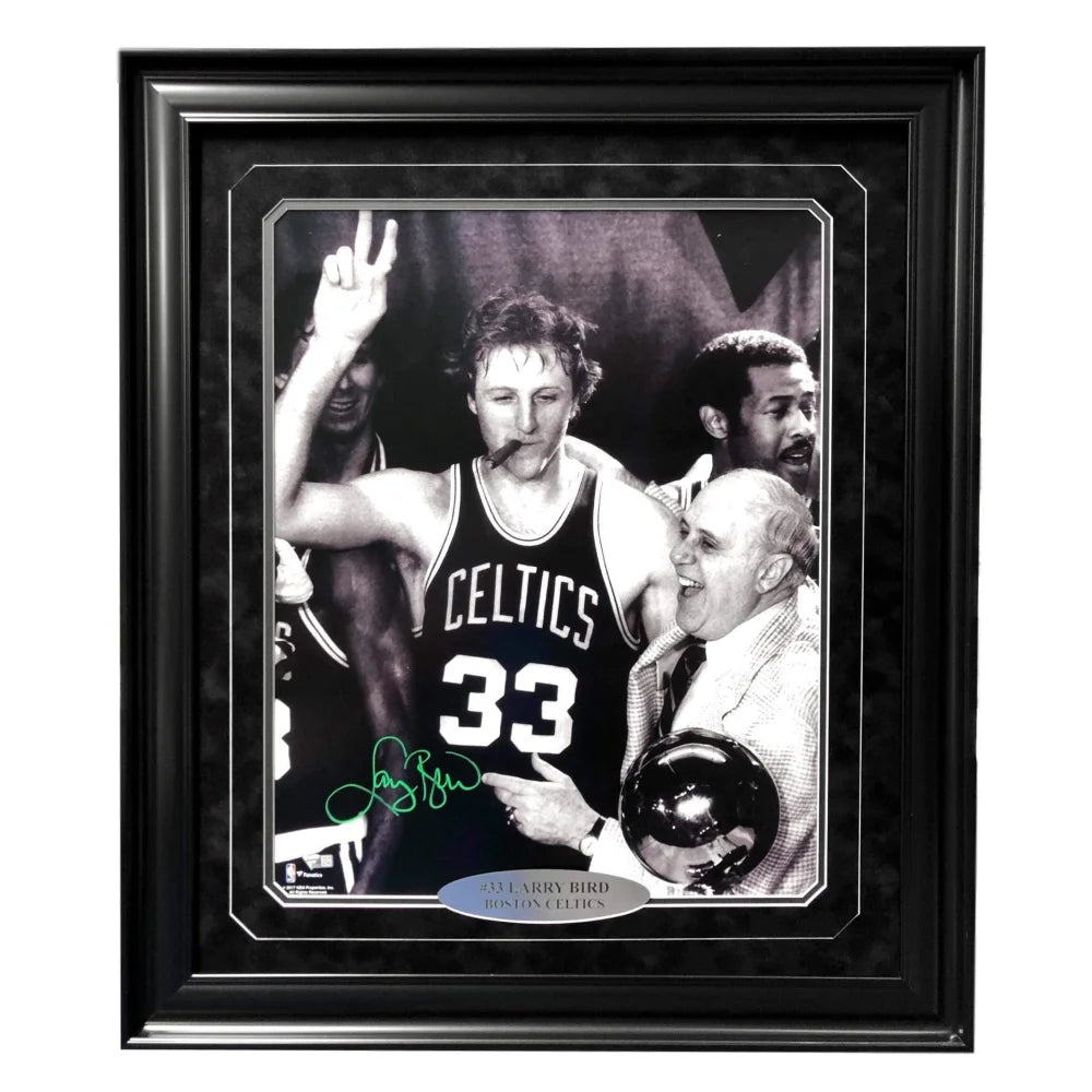 Autographed Boston Celtics Larry Bird Fanatics Authentic White All