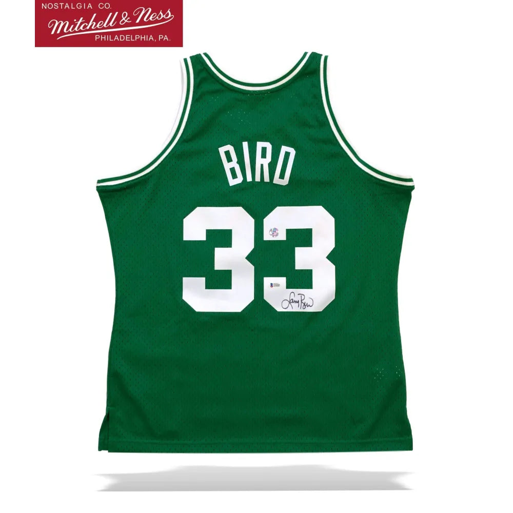 Larry Bird Autographed Boston Celtics White Custom Basketball Jersey - BAS  COA at 's Sports Collectibles Store