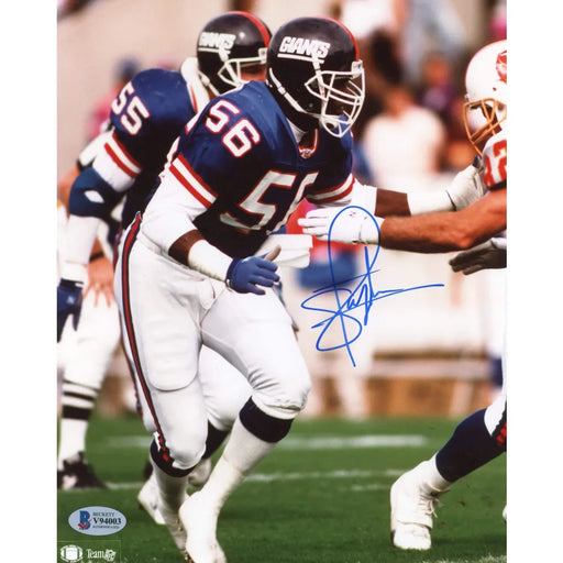 Lawrence Taylor Hand Signed New York Giants 8x10 Photo BAS COA Autograph LT