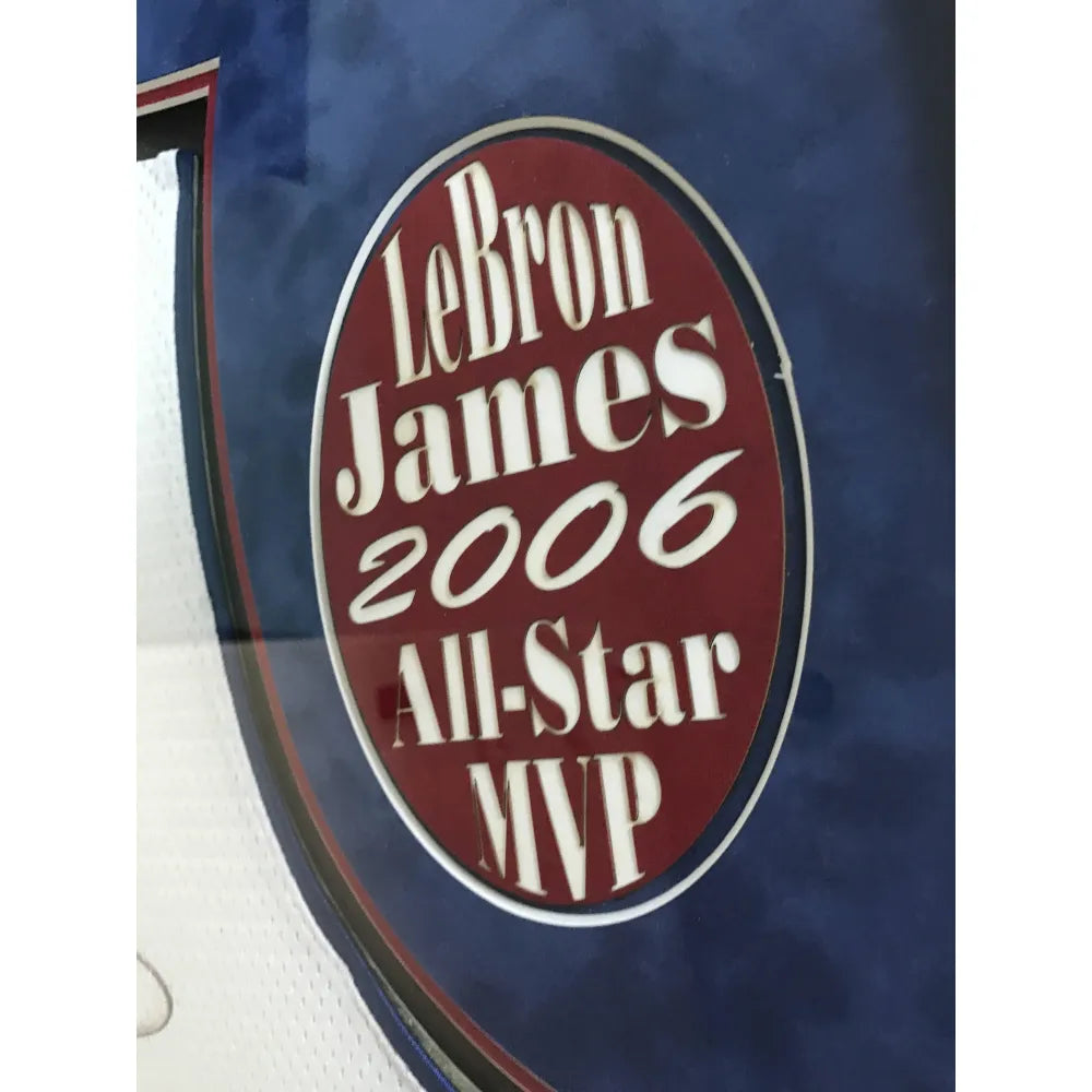 2006 LeBron James Signed UDA All-Star Jersey 26/123.  Basketball, Lot  #43137