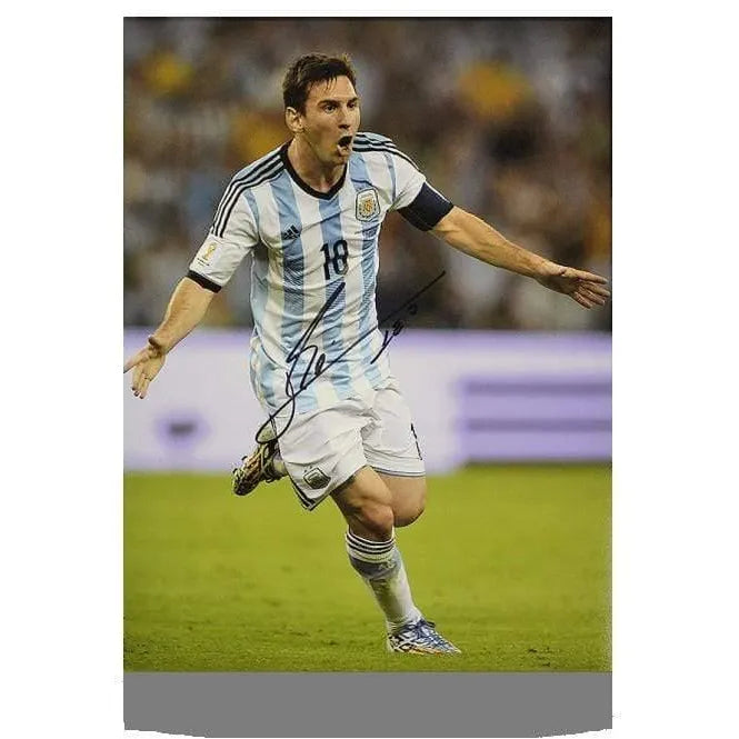 Leo Messi Signed 12X16 Photo Autograph COA Lionel Argentina FC Barcelona