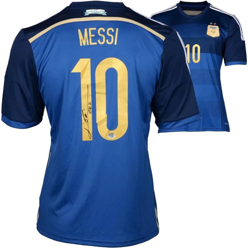 Leo Messi Signed Argentina Blue Shirt Jersey COA Icons Lionel