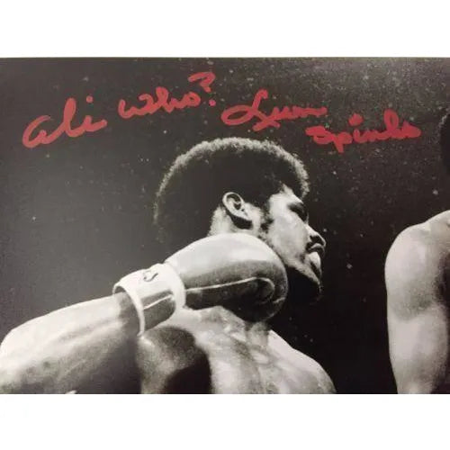 Leon Spinks Signed 8X10 Inscribed COA Inscriptagraphs Michael 8X Muhammad Ali