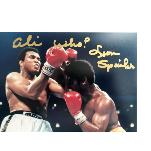 Leon Spinks Signed 8X10 Photo Inscribed Ali Who? Michael 8X Muhammad #2