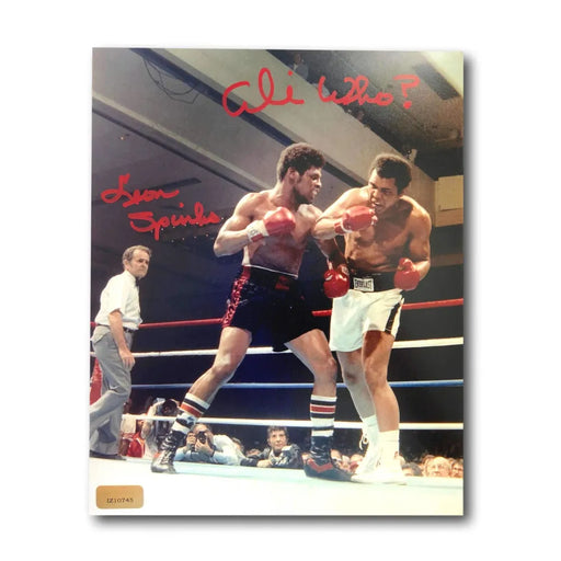 Leon Spinks Signed 8X10 Photo Inscribed Ali Who? Michael 8X Muhammad #3