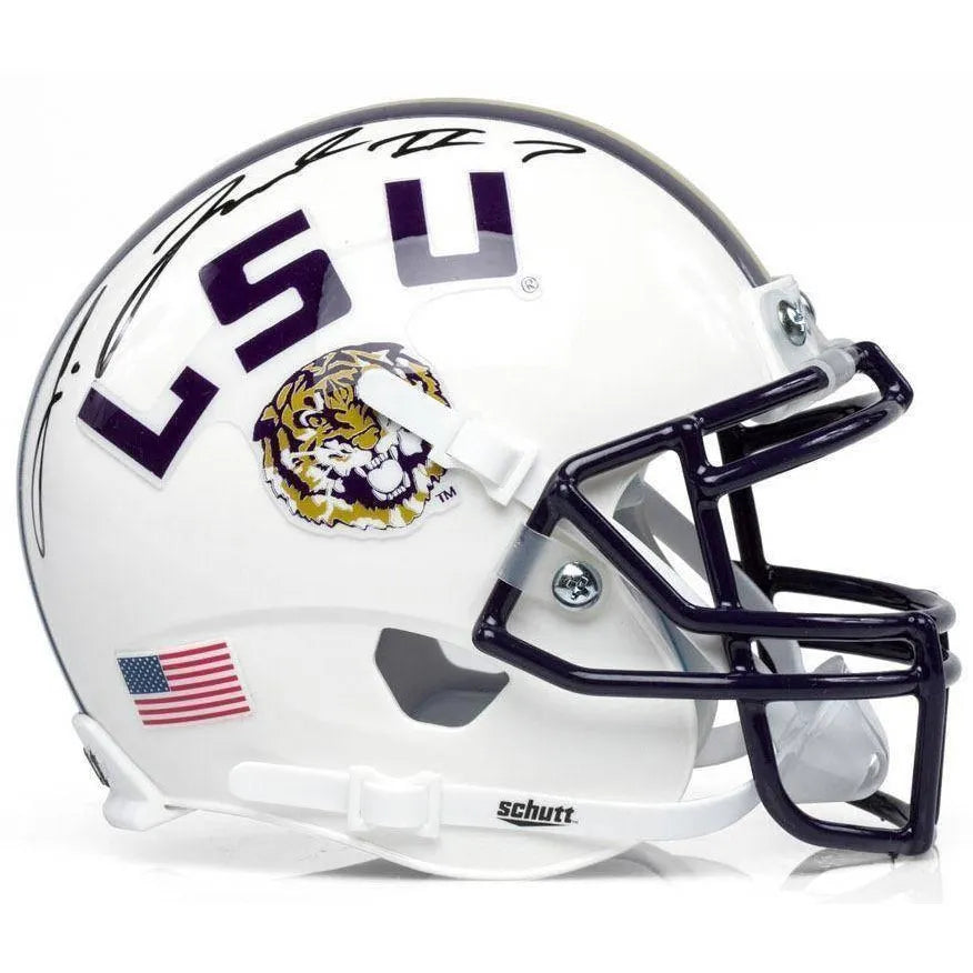 Leonard Fournette Signed LSU Tigers Fs Helmet COA Autograph Jaguars