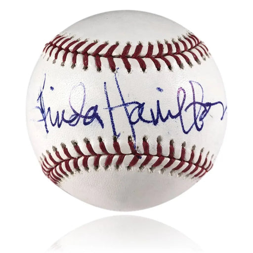 Linda Hamilton Autographed OMLB Baseball JSA COA Signed Terminator