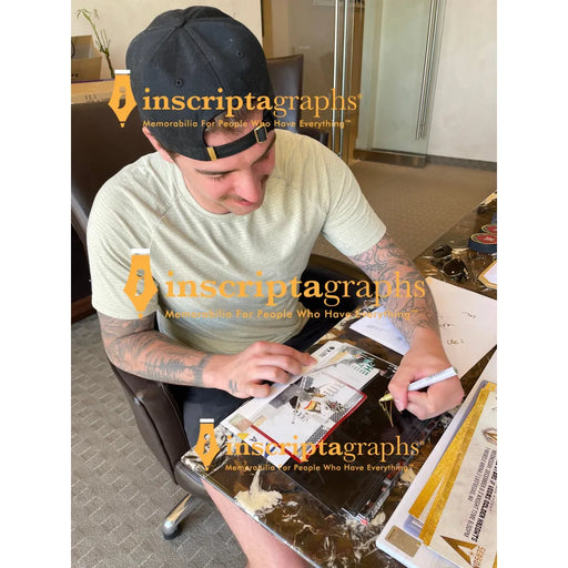 Logan Thompson Autographed Vegas Golden Knights 8x10 Photo IGM COA Signed vs.