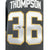 Logan Thompson Autographed Vegas Golden Knights Jersey COA IGM Signed Grey Home