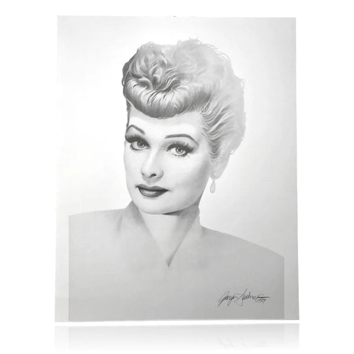 Lucille Ball 20X24 Lithograph By Artist Gary Saderup Signed Poster I Love Lucy Photo