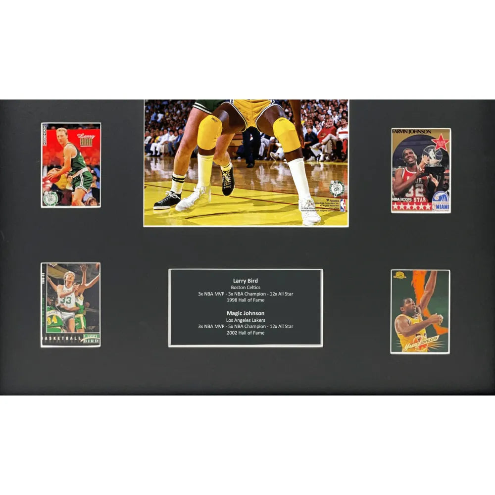Larry Bird v. Magic Johnson 8 x 10 Framed Basketball Photo with Engraved  Autographs - Dynasty Sports & Framing