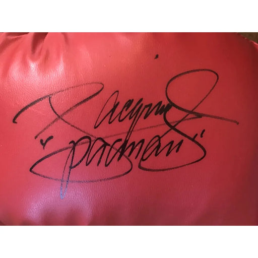Manny Pacquiao Signed Everlast Boxing Glove JSA COA Autograph Pacman Mayweather