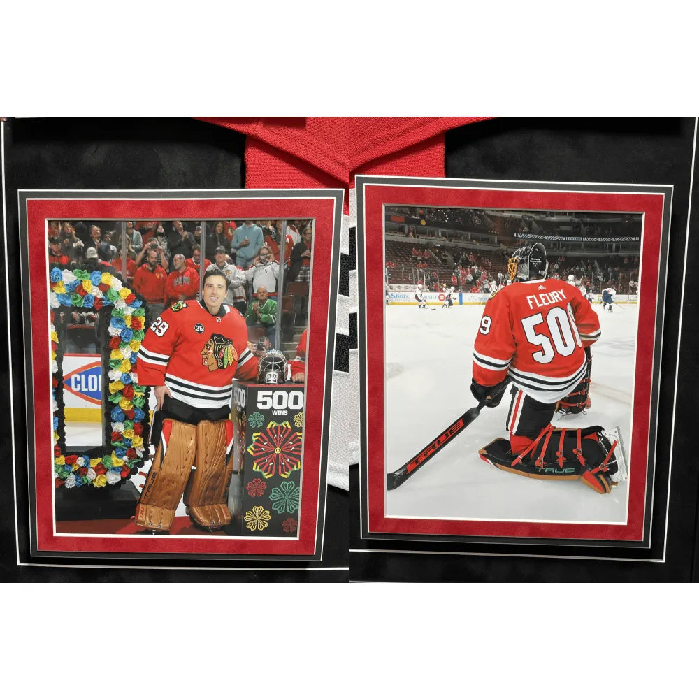 MARC-ANDRE FLEURY Autographed Chicago Blackhawks Red Jersey