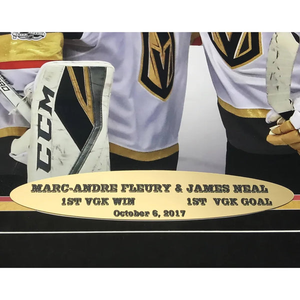 Marc-Andre Fleury James Neal Vegas Golden Knights Signed Photo