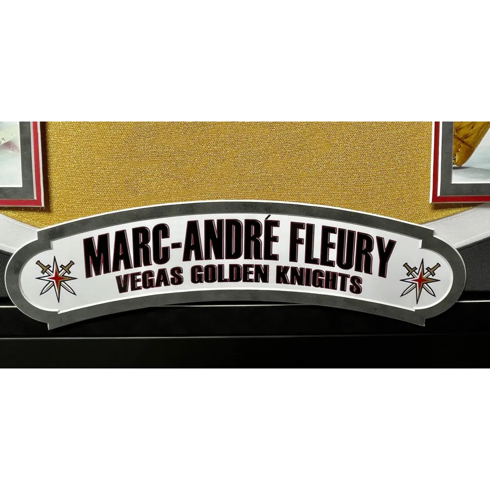 Framed Marc-Andre Fleury Vegas Golden Knights Autographed Gold Alternate  Adidas Authentic Jersey
