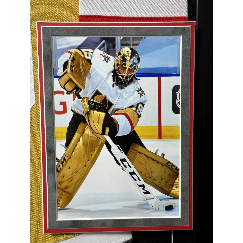 Marc-Andre Fleury Signed Autographed Vegas Golden Knights Gray Jersey –
