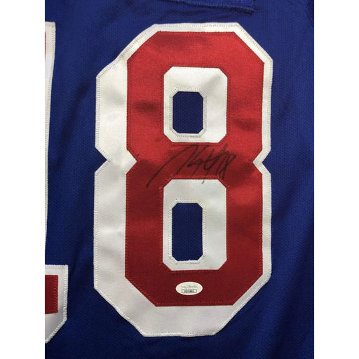 Marc Staal Signed New York Rangers Jersey JSA COA Autograph Reebok