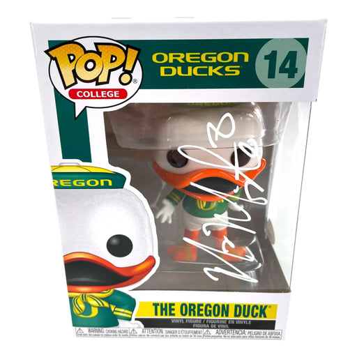 Marcus Mariota Autographed Funko Pop #14 Oregon Ducks JSA COA Signed Mascot