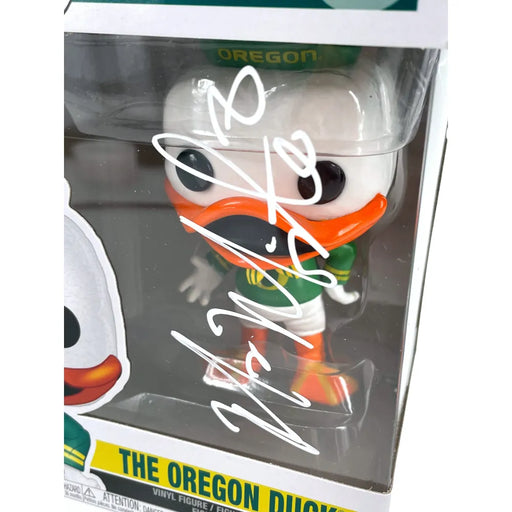 Marcus Mariota Autographed Funko Pop #14 Oregon Ducks JSA COA Signed Mascot