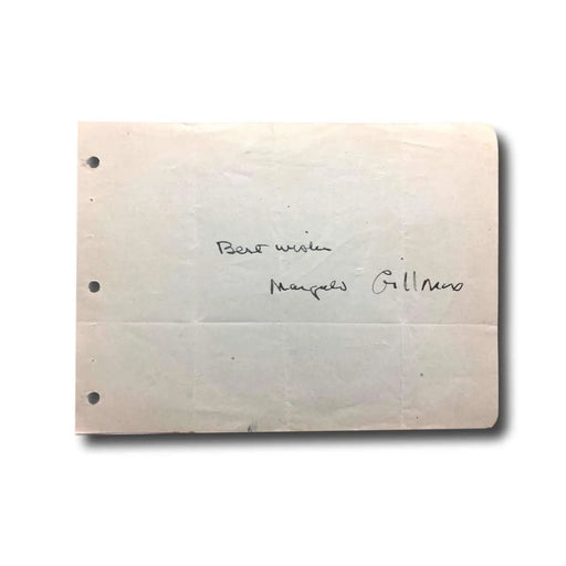 Margalo Gillmore Hand Signed Album Page Cut JSA COA Autograph High Society