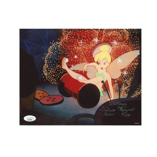 Margaret Kerry Signed Tinker Bell 8x10 Photo Inscribed Bottoms up JSA COA Auto