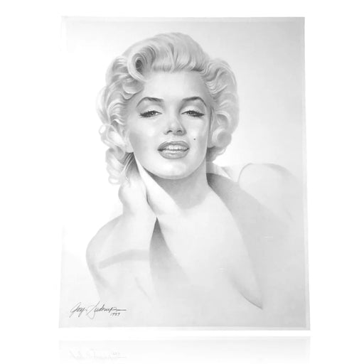 Marilyn Monroe 20X24 Lithograph By Artist Gary Saderup Signed Poster 1989 Photo