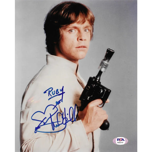 Mark Hamill Autographed 8x10 Photo PSA COA Star Wars Luke Skywalker Hero Signed