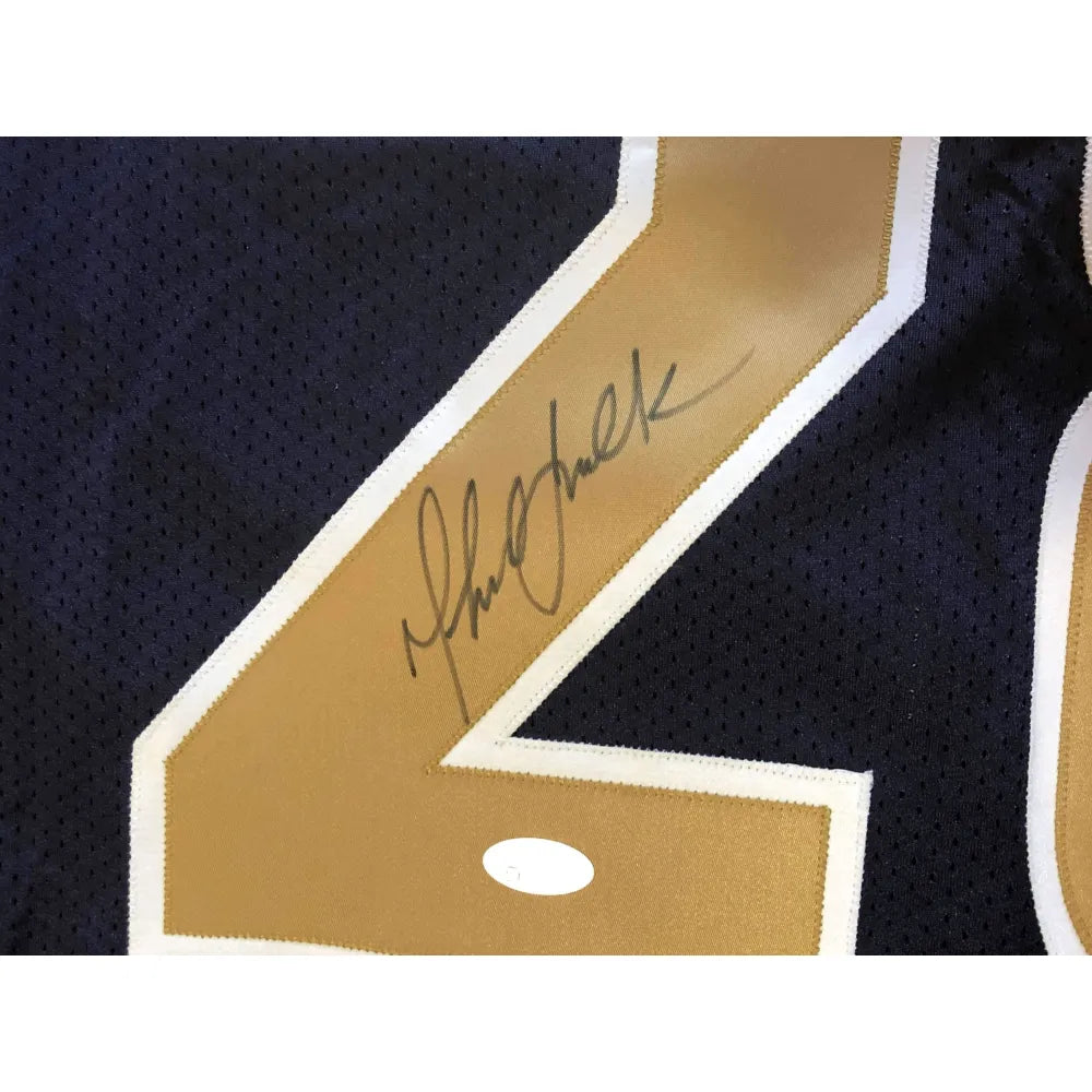 Marshall Faulk Signed St. Louis Rams Jersey JSA COA Autograph Los