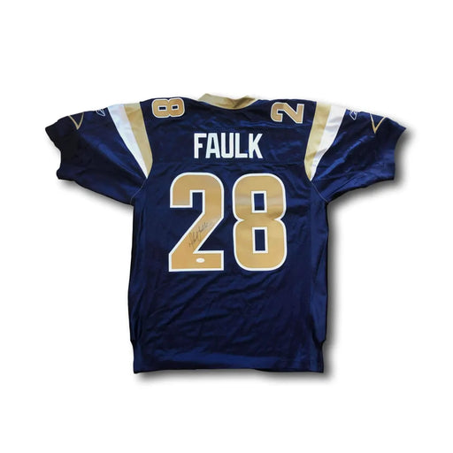 Marshall Faulk Signed St. Louis Rams Jersey JSA COA Autograph Los Angeles