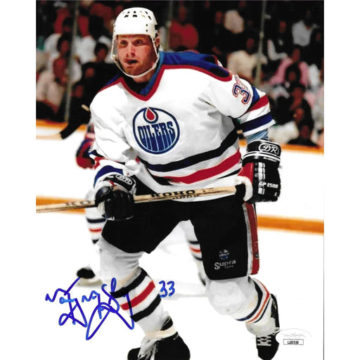 Marty McSorley Autographed 8x10 Photo JSA COA NHL Edmonton Oilers Signed 33 #1