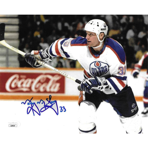 Marty McSorley Autographed 8x10 Photo JSA COA NHL Edmonton Oilers Signed 33 #2