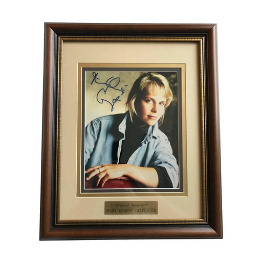 Mary Chapin Carpenter Signed 8X10 Photo Framed JSA COA Autograph Country