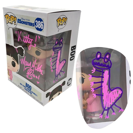 Mary Gibbs Signed Randall Sketch Boo Monsters Inc. Funko Pop JSA COA Auto Kitty