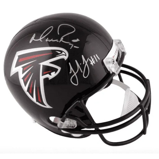 Matt Ryan / Julio Jones Dual Signed Atlanta Falcons Full Size Helmet Autograph