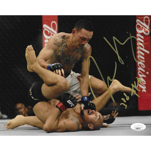 Max Holloway Autographed 8x10 Photo JSA COA UFC MMA Signed Inscribed 3rd TKO