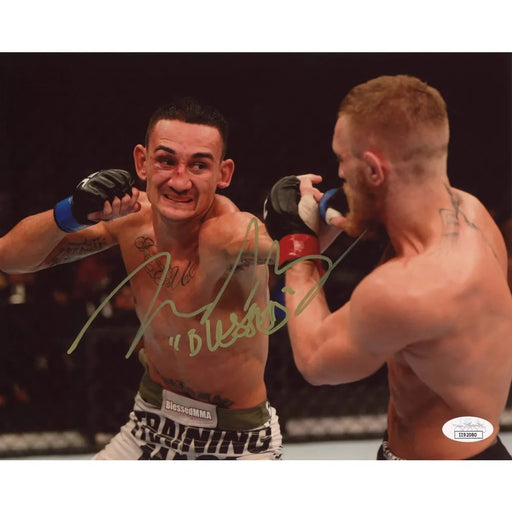 Max Holloway Hand Signed 8x10 Photo UFC Fighter JSA COA Autograph McGregor Punch