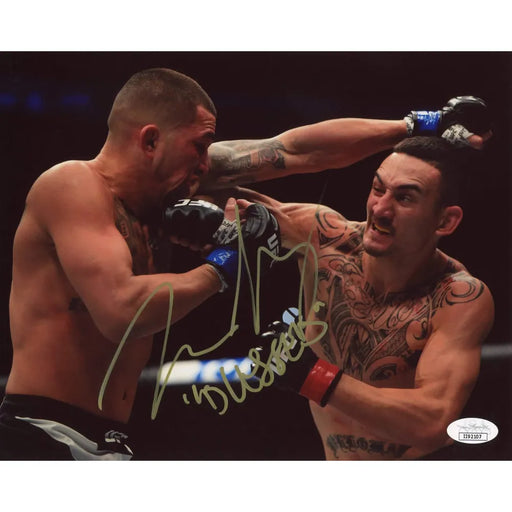 Max Holloway Hand Signed 8x10 Photo UFC Fighter JSA COA Autograph Poster Aldo B