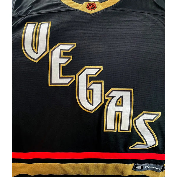 Men's Vegas Golden Knights Fanatics Branded Black Reverse Retro 2.0  Breakaway - Inscriptagraphs Memorabilia