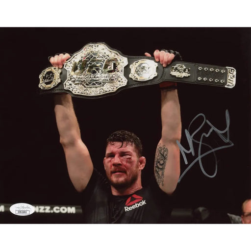 Michael Bisping Hand Signed 8x10 Photo UFC Fighter JSA COA Autograph Australia