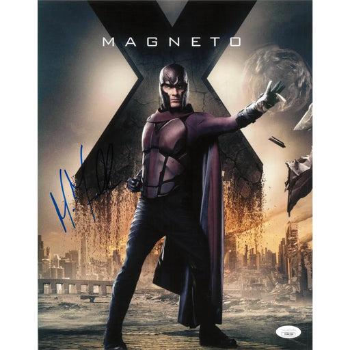 Michael Fassbender Hand Signed 11x14 Photo JSA COA Autograph X-Men Magneto