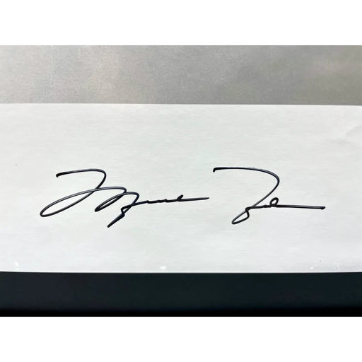 Michael Jordan Autographed Wings Poster Framed Upper Deck UDA COA Signed #D/500