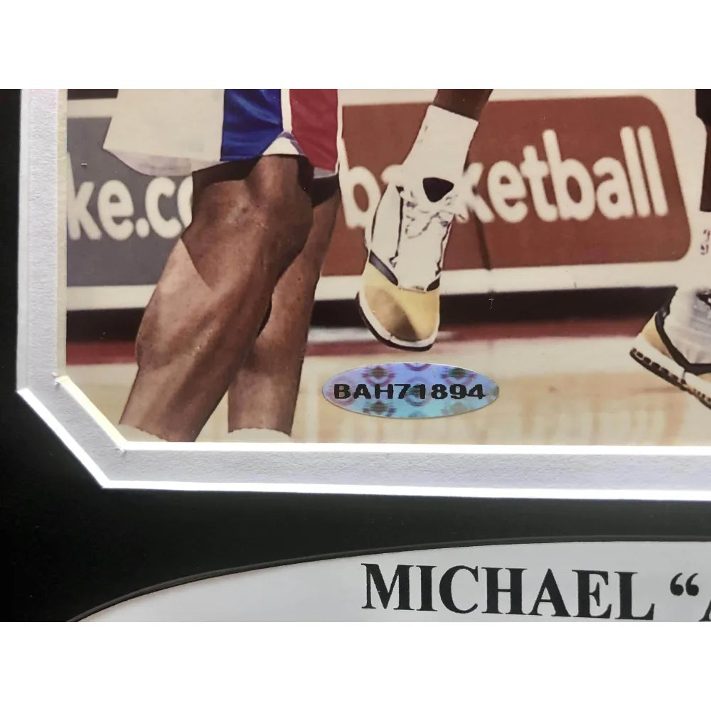 Michael Jordan Washington Wizards Autograph Signed Custom Framed 4 Picture  Suede Matted UDA Upper Deck Authenticated at 's Sports Collectibles  Store