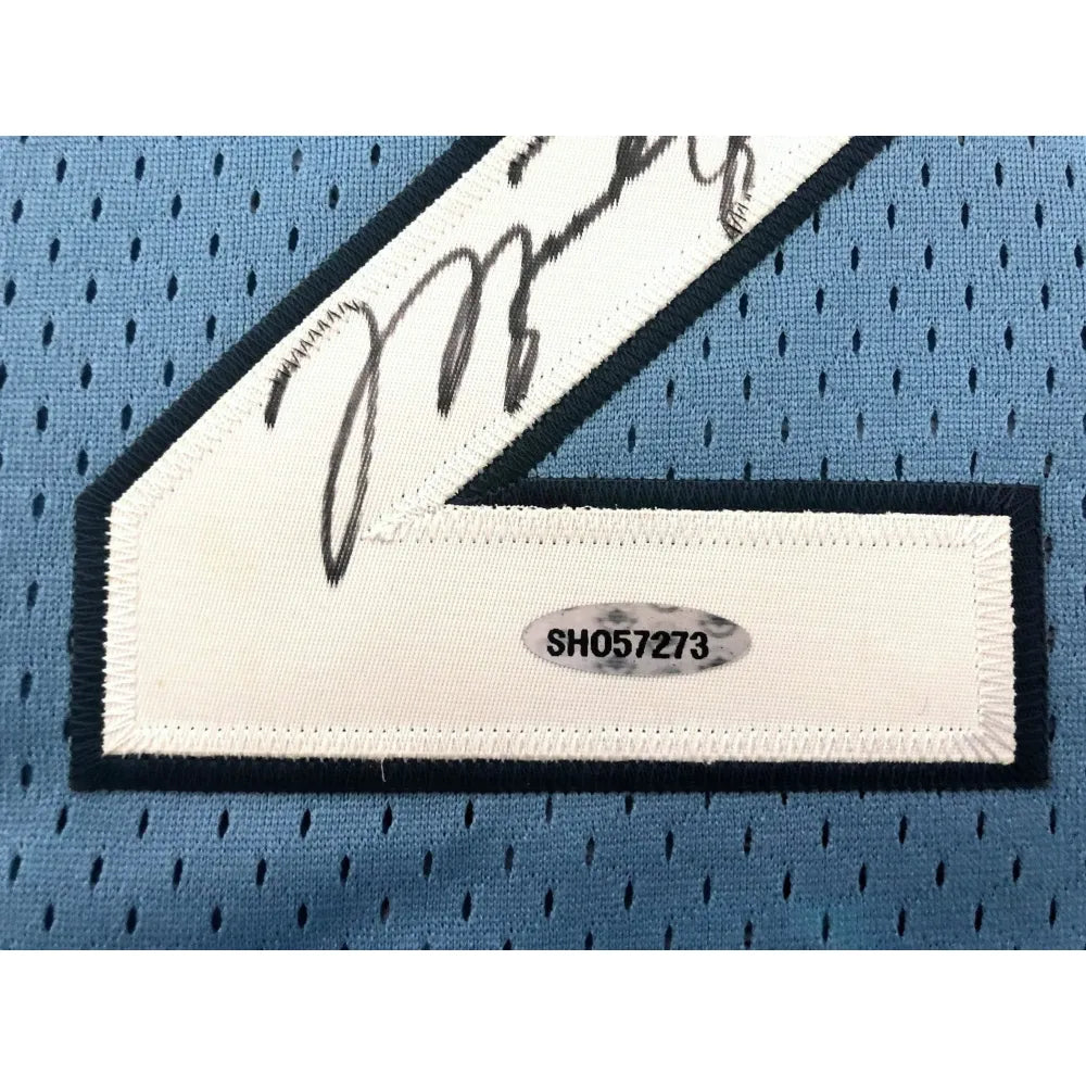 Michael Jordan North Carolina Tar Heels Upper Deck Autographed Nike Jersey  - Carolina Blue