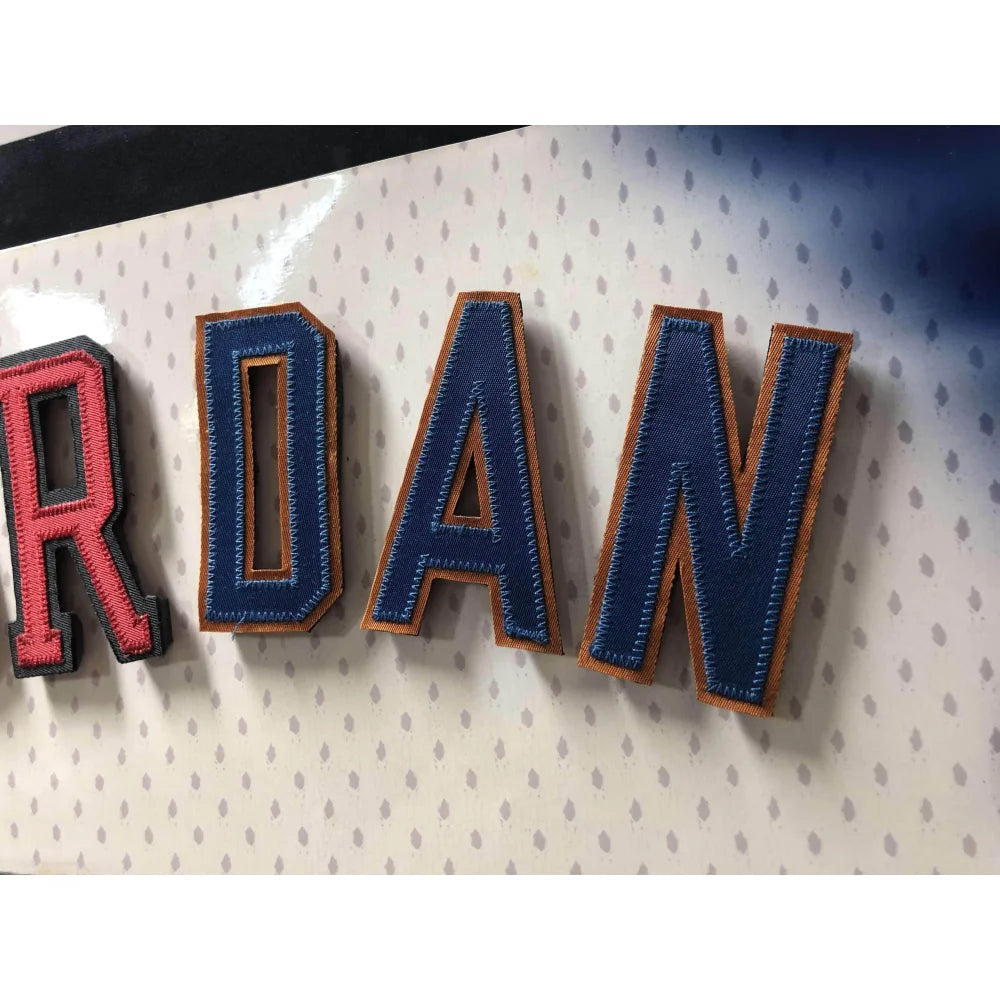 Michael Jordan signed autographed Bulls Wizards jersey numbers custom  framed UDA